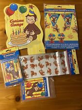 Curious george suprimentos para festa de aniversário kit de decoração macaco curioso decoração Bday comprar usado  Enviando para Brazil