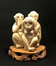 Proverbial trio carved for sale  Brooklyn