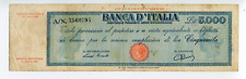 Banconota 5000 lire usato  Castellammare Di Stabia