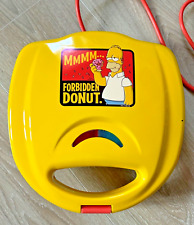 The Simpsons 2006 Doughnut Maker Homer Simpson Mm Forbidden Donut Working Yellow for sale  Shipping to South Africa