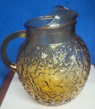glass water pitcher amber for sale  Chickasha