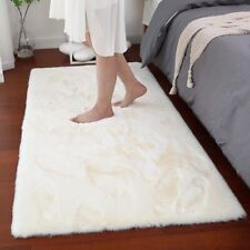 Faux Rabbit Fur Area Rug Carpet fluffy Rug Machine Washable Chair Couch Cover for sale  Shipping to South Africa