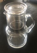 Jarro de água de cabeceira de cristal com tampa copo copo vidro em excelente estado usado comprar usado  Enviando para Brazil