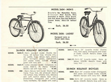 ¡CATÁLOGO DE PIEZAS Y ACCESORIOS DE DISTRIBUIDOR DE BICICLETAS DE COLECCIÓN DÉCADA DE 1950! ¡BICICLETAS ROLLFAST! 6 PÁGINAS ++ segunda mano  Embacar hacia Mexico