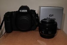 Canon EOS 6D 20.2MP Digital SLR Camera - with Canon EF 50mm f/1.8 STM Lens, used for sale  Shipping to South Africa
