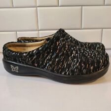 Alegria Kayla Obscura Womens Size 7 Non Slip Black Multicolor Clog Nursing  for sale  Shipping to South Africa