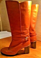 Calf High Leather Boots Sexy! VINTAGE WOMEN'S JUHANI PALMROTH GUC Size 5M Knee myynnissä  Leverans till Finland