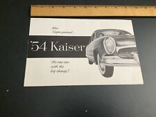 Kaiser range brochure for sale  Keene