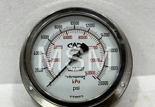 stewarts1/4 hpf kpa 140000 Pressure Gauge psi 20000 for sale  Shipping to South Africa