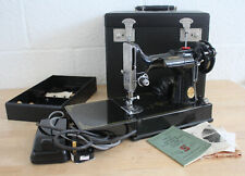 Vintage 1949 Singer 221K1 Featherweight Electric Sewing Machine w Case (No Belt) for sale  Shipping to South Africa