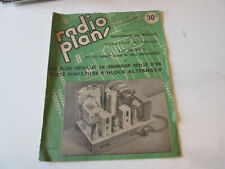 Radio plans ...1949 d'occasion  Aubagne