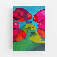 Używany, new acrylic painting landscape obraz do salonu rybki zwierzęta na sprzedaż  PL