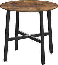 VASAGLE Dining Table Round Kitchen Table KitchenFurniture Space-Saving KDT080B01 for sale  Shipping to South Africa