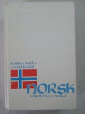 NORSK Nordmenn og Norge 1: Libro de texto para principiantes Norwegian Kathleen Stokker HC segunda mano  Embacar hacia Mexico