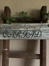 Rustic cariad sign for sale  NEW QUAY