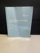 Barbri lecture handouts for sale  Long Beach