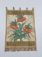 Vintage Floral Scene Wall Hanging Tapestry 76x60cm for sale  Shipping to South Africa