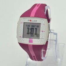 Women's POLAR FT4 Pink/White Digital LCD Sport Watch, Tested - New Battery for sale  Shipping to South Africa