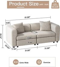 beige upholstered sofa for sale  Grand Prairie