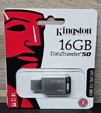 Kingston DataTraveler DT50 16 GB, unidad flash USB 3.0, carcasa metálica/verde segunda mano  Embacar hacia Argentina