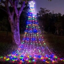   Luces de Navidad, decoraciones navideñas al aire libre, cuerda de cascada 320 LED segunda mano  Embacar hacia Argentina