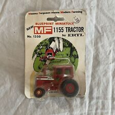 Ertl Blueprint Miniature 1/64 Massey Ferguson MF 1155 Tractor Stock #1350 for sale  Shipping to South Africa