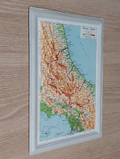 Carta geografica plastificata usato  Palermo