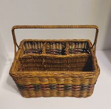 Wicker caddy basket for sale  Brookfield