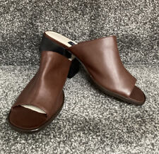 Leather slip sandals for sale  ROTHERHAM