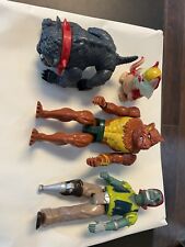 1985 thundercats Lot. Snarf,Captain Cracker,Ma-Mutt, Jackalman, used for sale  Shipping to South Africa