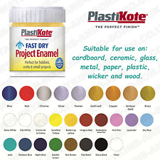 PLASTI-KOTE FAST DRY WATER BASED ENAMEL PAINT  HOBBY CRAFT PROJECT DIY 59ML JAR, used for sale  Shipping to South Africa