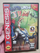 Earthworm Jim Sega Genesis Original Authentic Genuine Game & Case! for sale  Shipping to South Africa