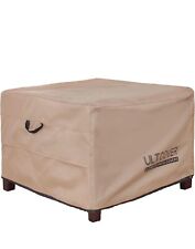 ULTCOVER Waterproof Patio Ottoman Cover Square Outdoor Side Table  Cover for sale  Shipping to South Africa
