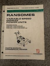 Ransomes variable speed for sale  Shipping to Ireland