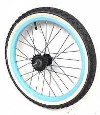 Freno de montaña rusa azul rueda trasera de 18"" de pared blanca neumático 2.125"" bicicleta para niños #R18L, usado segunda mano  Embacar hacia Argentina