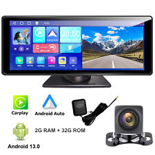 10.26" Car Android 13.0 CarPlay&5G WiFi GPS FM Navigation With 1080P Rear Camera for sale  Shipping to South Africa
