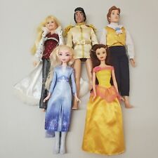 Disney Princess Fashion Doll Lot of 5 Hannah Montana Belle Prince Eric Elsa for sale  Shipping to South Africa