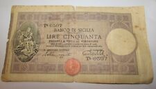 Banco sicilia lire usato  Catania
