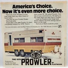 1978 fleetwood prowler for sale  Palos Heights