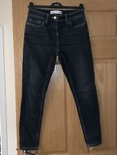 Used, next dark wash fleece lined skinny jeans size 8 petite  for sale  BATHGATE