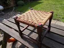 Vintage woven stool for sale  CHELTENHAM