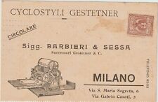 MILANO - CYCLOSTYLI GESTETNER - INIZIO 1900 segunda mano  Embacar hacia Argentina