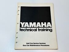 Yamaha Golf Car Cart Maintenance Procedures Service Shop Manual Gasoline Gas for sale  Shipping to South Africa
