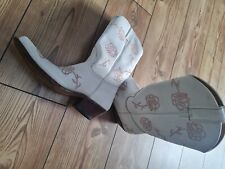 Cowboystiefel weiss rosa gebraucht kaufen  Berlin