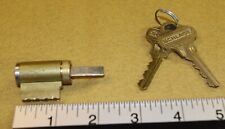Schlage Everest door cylinder lock with 2 x C123 keys - Tested good, used for sale  Shipping to South Africa