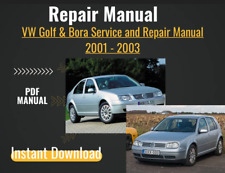 Manual de servicio y reparación VW Golf & Bora 2001 - 2003/Enviado directamente a tu eBay segunda mano  Embacar hacia Mexico