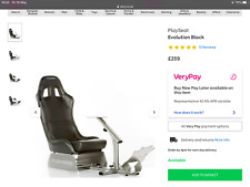 Evolution playseat gaming for sale  BEDFORD