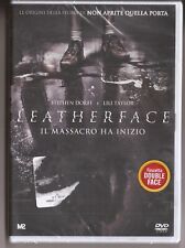 Leatherface dvd 2017 usato  Italia