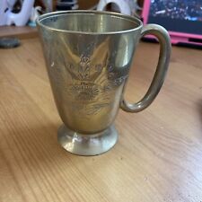 Vintage brass engraved for sale  MACCLESFIELD