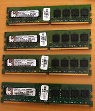 Memória DDR2 (KVR800D2N6/1G) X4 Kingston ValueRAM 1 GB DIMM 800 MHz PC2-6400 comprar usado  Enviando para Brazil
